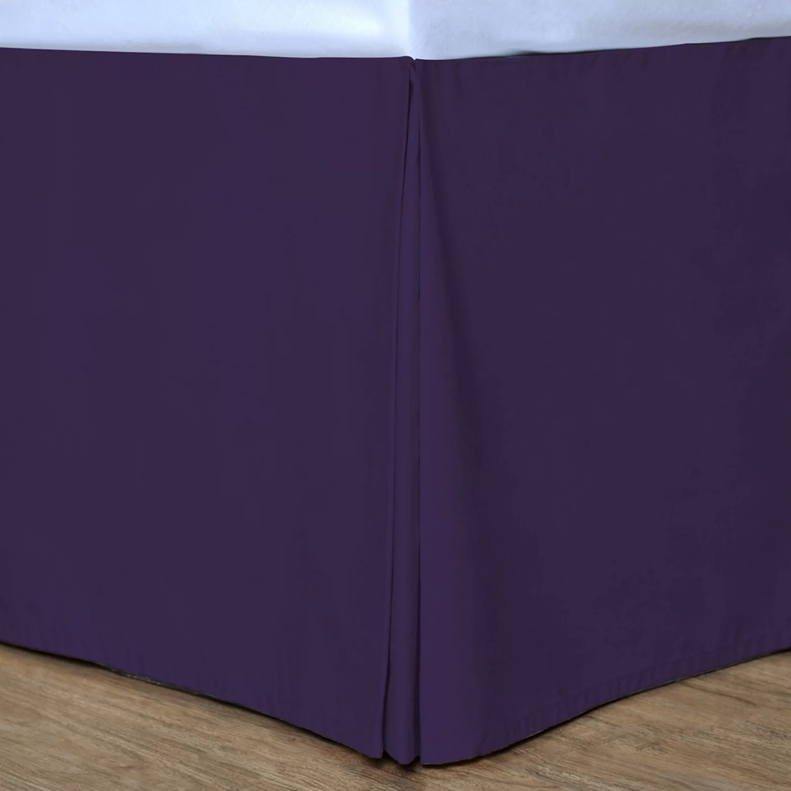 Cottonpure Solid Color Cotton Bed Skirt, Size: California King, Fig | Kohl's