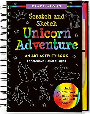 Unicorn Adventure Scratch and Sketch: An Art Activity Book for Creative Kids of All Ages      Har... | Amazon (US)