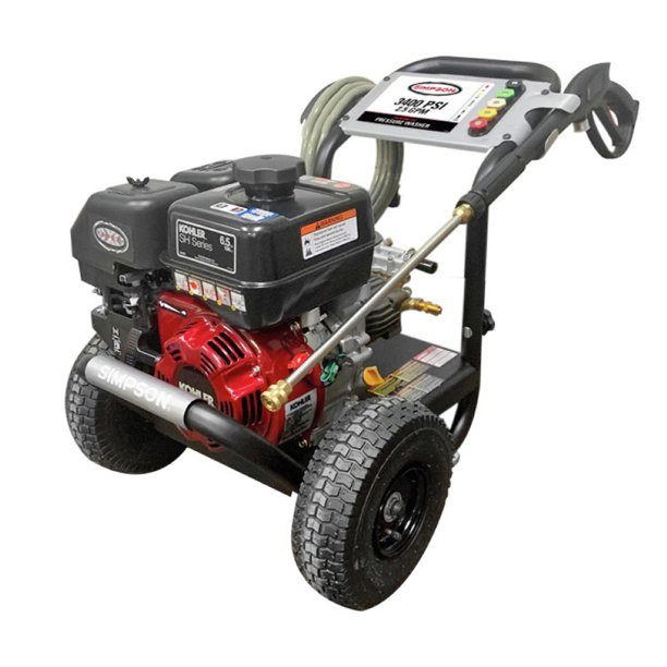 Simpson 61085 MegaShot 3400 PSI 2.5 GPM KOHLER SH265 Gas Pressure Washer - Walmart.com | Walmart (US)