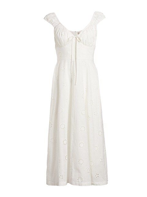 Off-Shoulder Midi Dress | Saks Fifth Avenue
