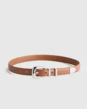 Lola European Leather Western Belt | Quince