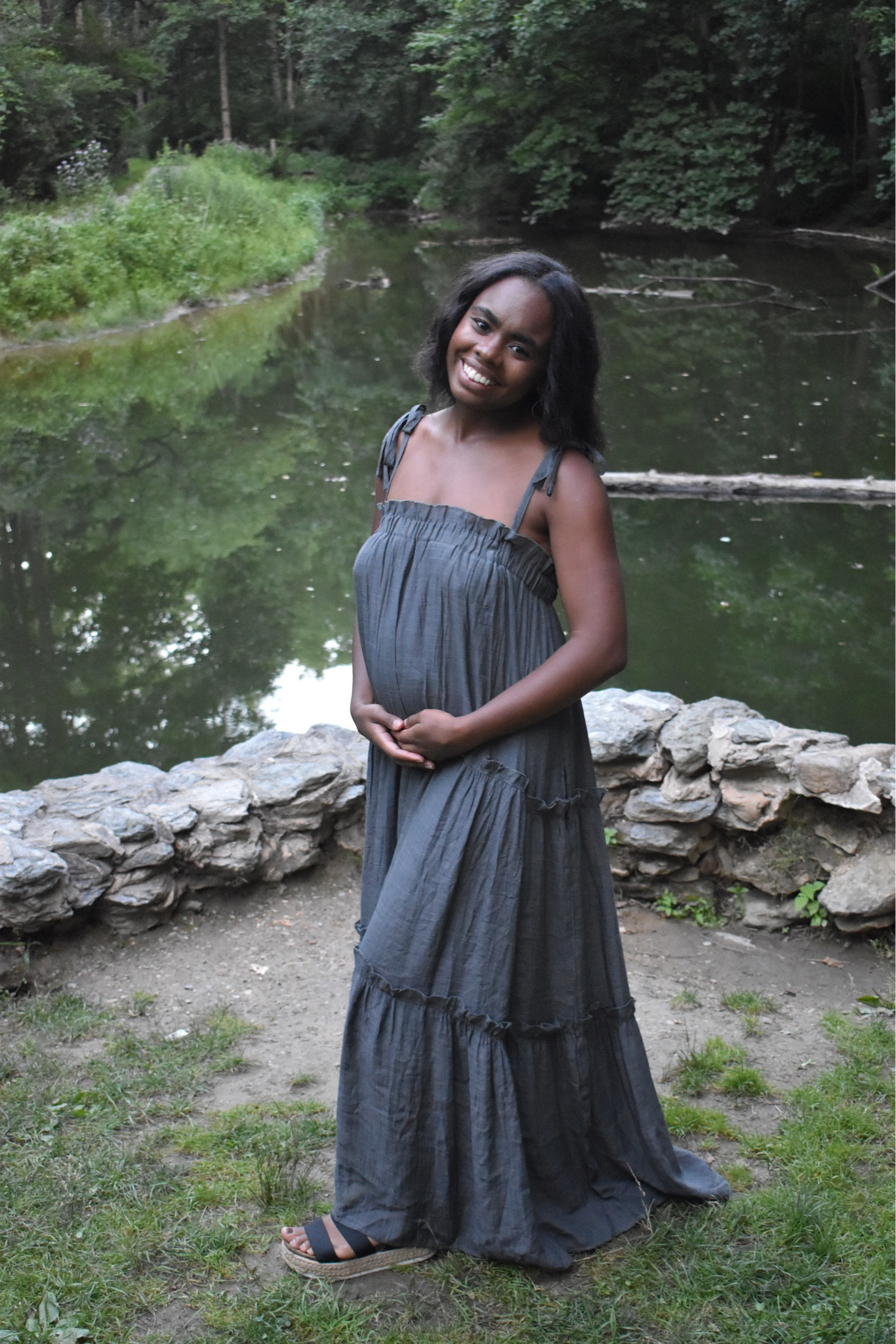 My pregnancy announcement dress! Perfect for pregnancy and postpartum 

#LTKfamily #LTKstyletip #LTKbump