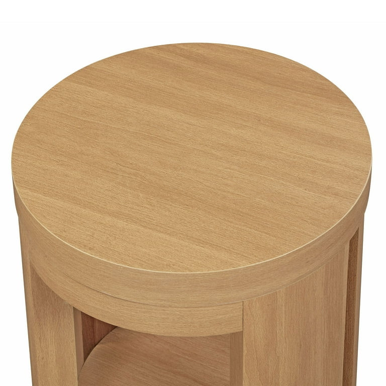 Beautiful Drew Side Table, Warm Honey Finish | Walmart (US)