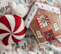 Gingerbread House & Peppermint Candy Pillow Set | Pottery Barn Kids