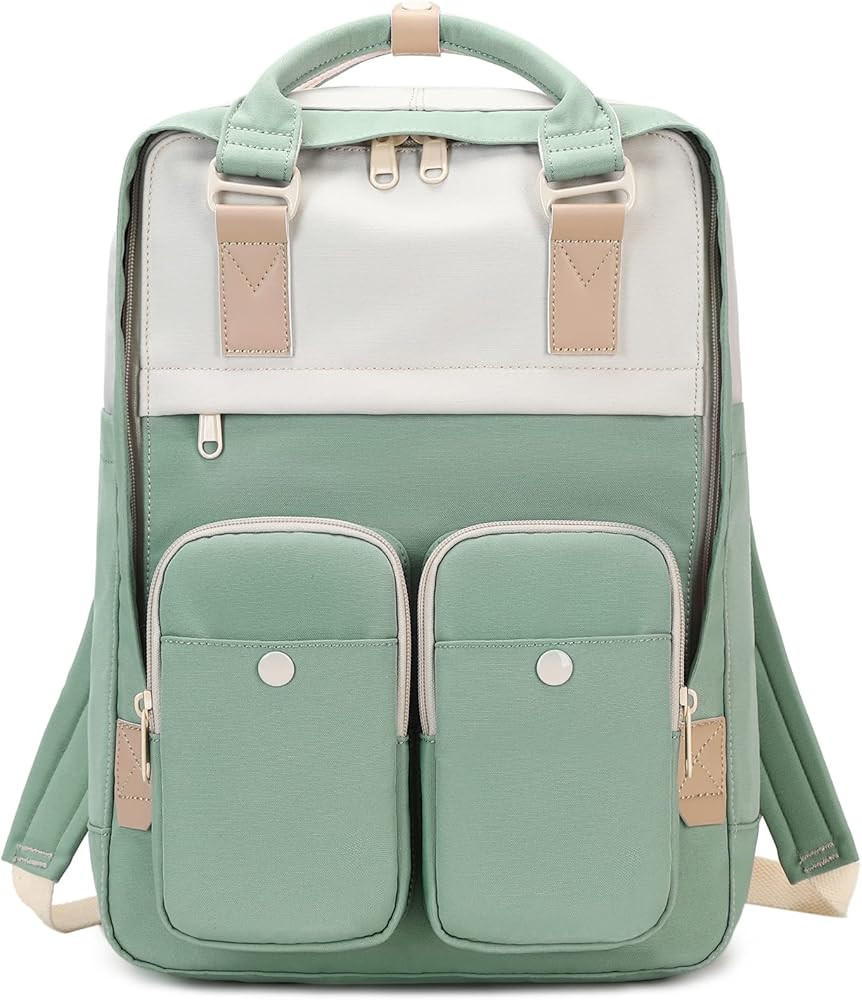 Scothen Backpack for Girls Middle School Bag 15.6 Inch Vintage Laptop Backpacks Anti Theft Work B... | Amazon (US)