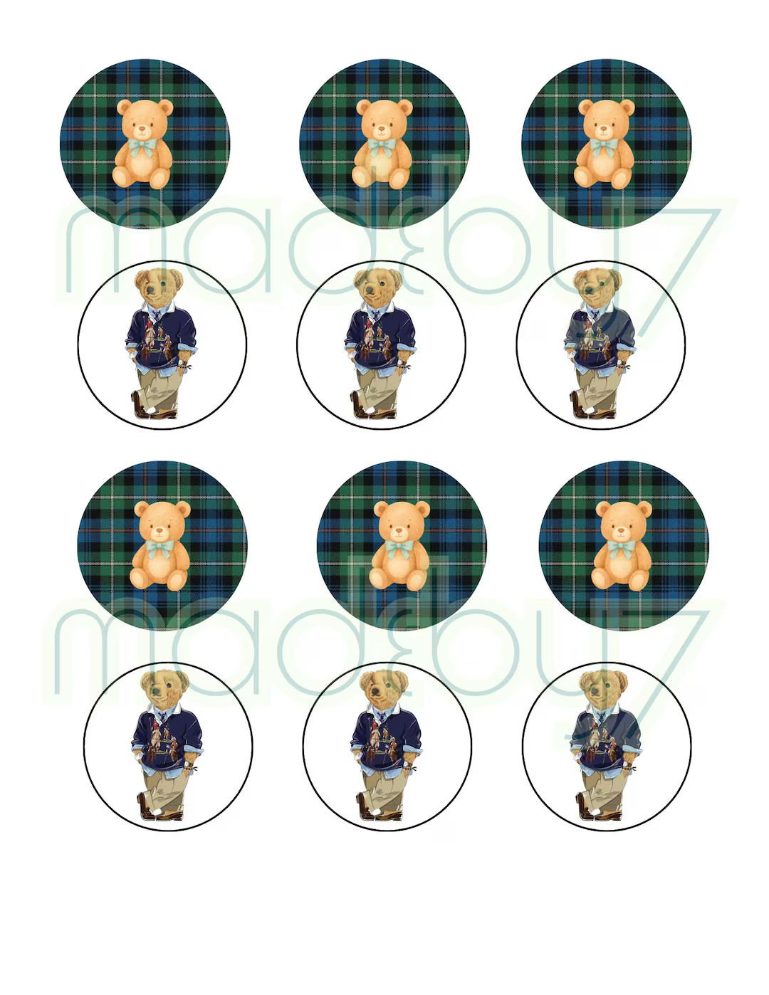 R L Edible Toppers, Oreo Toppers, Treats Toppers, Kids Birthday Party, Pre Cut Edible Images, Bab... | Etsy (US)