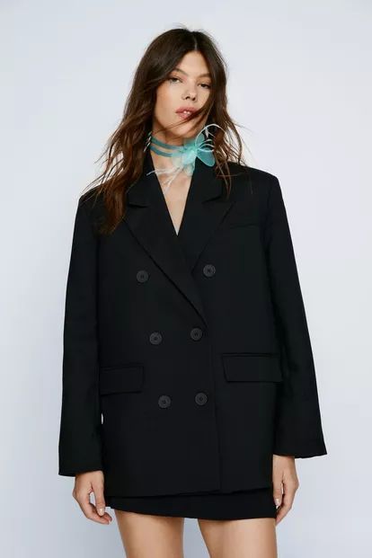 Oversized Double Breasted Tailored Blazer | Nasty Gal UK (+IE)