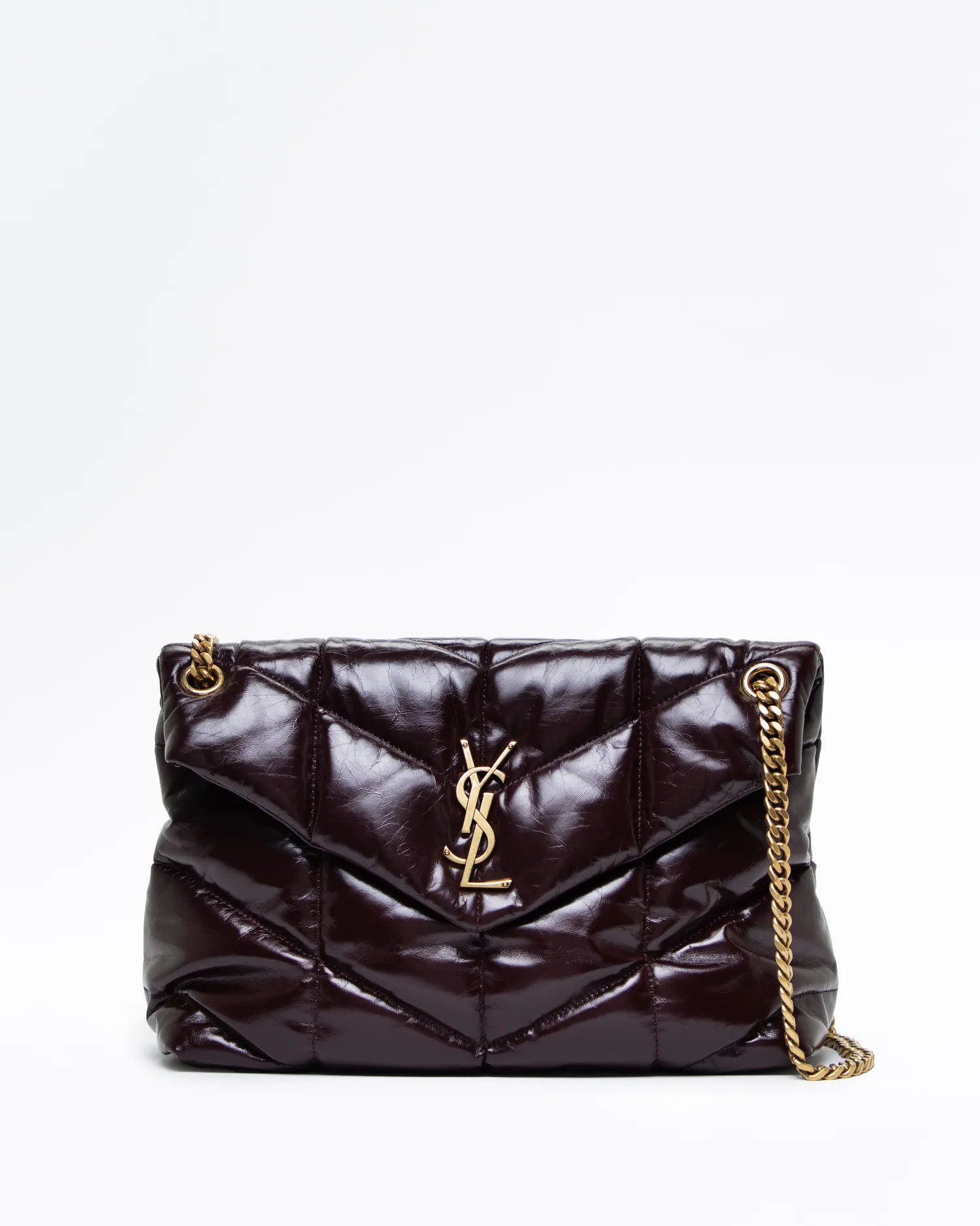 Crinkled Medium Loulou Puffer Bag | Vivrelle