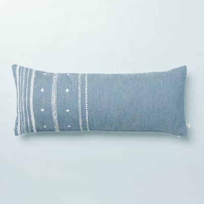 Dotted Stripe Throw Pillow with Zipper - Hearth & Hand™ with Magnolia | Target