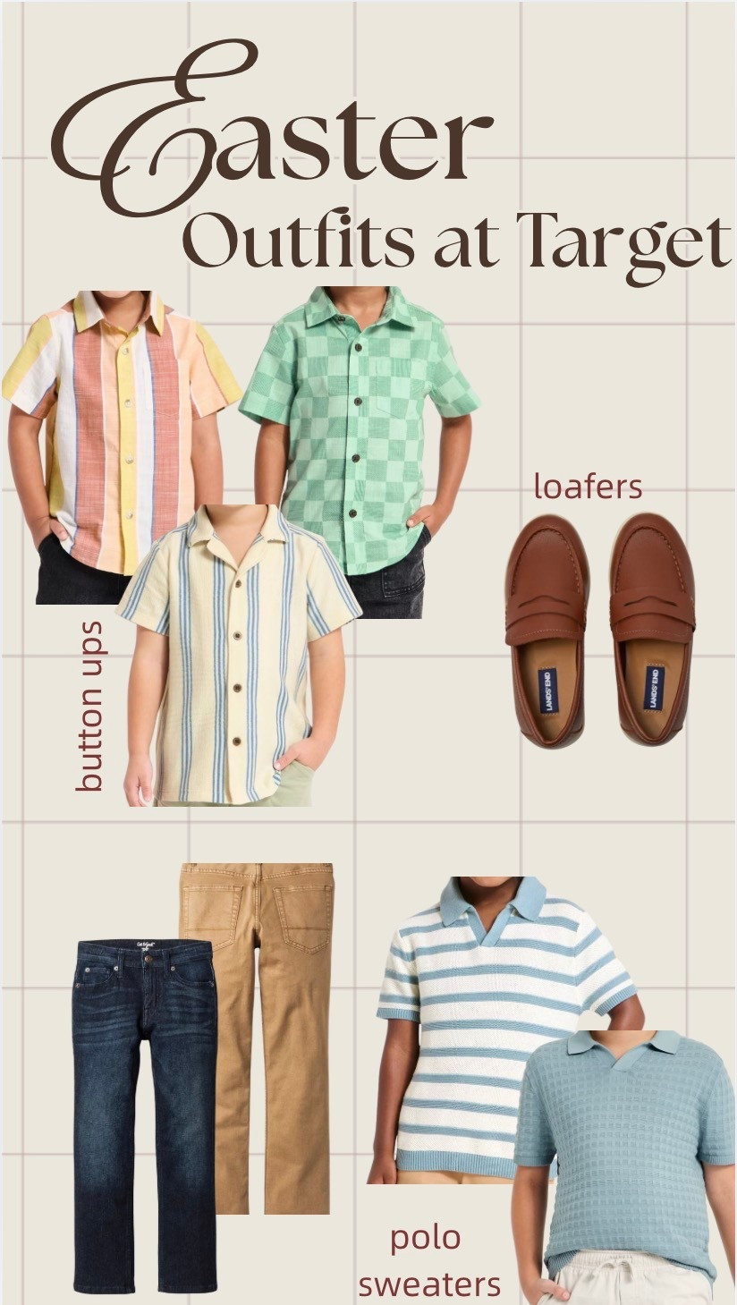 Easter outfits for boys at Target!