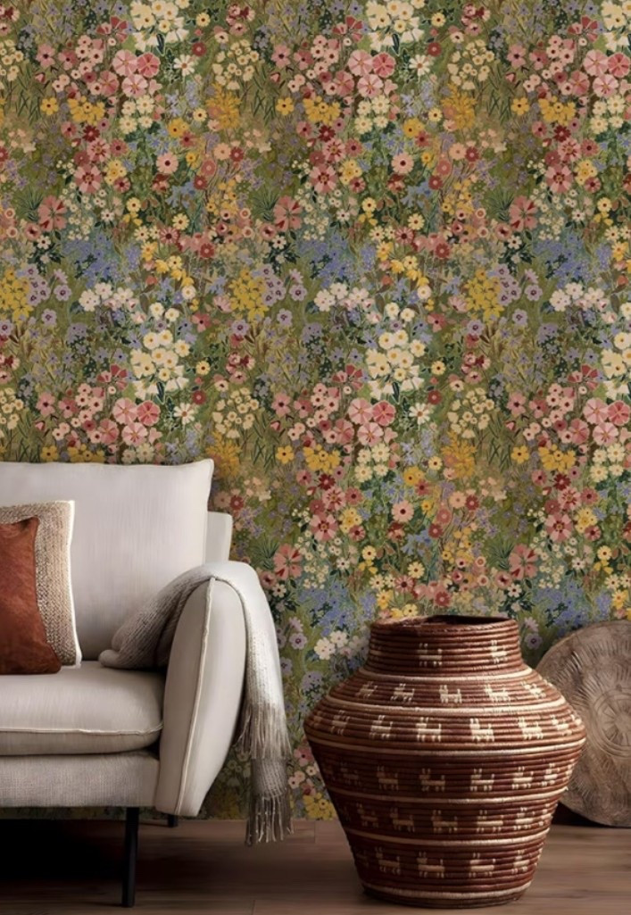 Bright, cheerful summer home upgrade without the commitment. 🌿 This top selling floral peel-and-stick wallpaper adds instant color, pattern, and personality to bedrooms, bathrooms, accent walls, shelves, cabinets, or any little corner that needs a prettier refresh. 

Add this to your cart now if your home needs an easy pop of summer. 🌼

#LTKHome #LTKU #LTKSeasonal