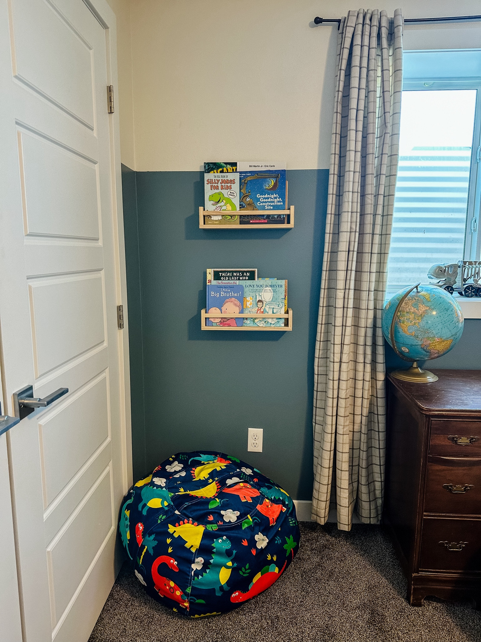 Maddox’s reading corner in his bedroom. All of his Lego’s are in the desk. And I love the plaid curtains. 

#LTKhome #LTKkids #LTKfamily