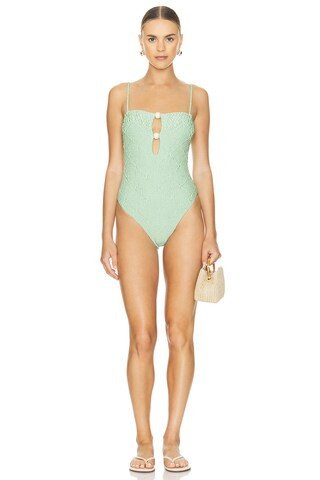 DEVON WINDSOR Bettina Full Piece in Seafoam from Revolve.com | Revolve Clothing (Global)