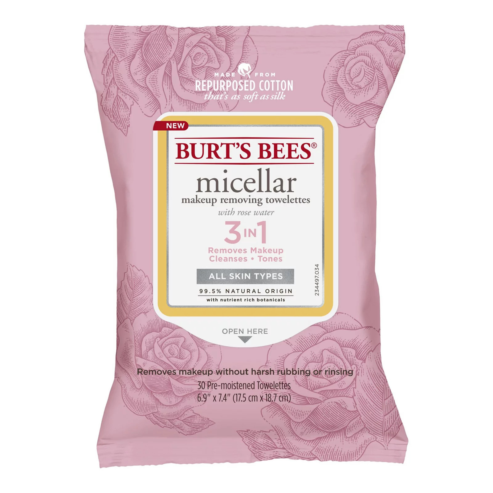 Burt's Bees Micellar Towelettes, Blue | Kohl's
