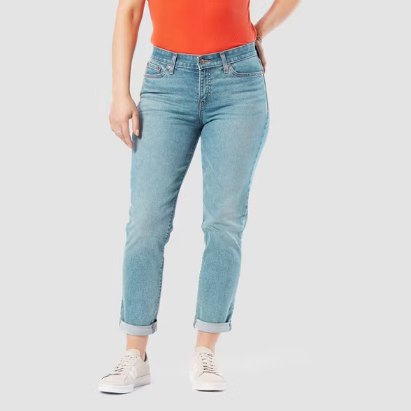 DENIZEN® from Levi's® Women's Mid-Rise Slim Cropped Boyfriend Jeans - Malibu Co... | Target