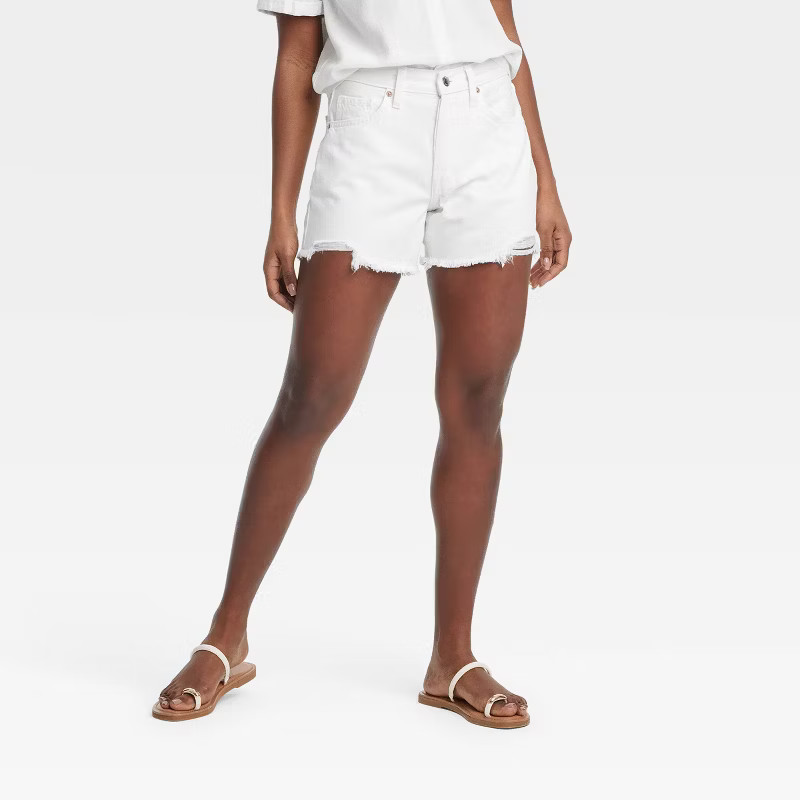 Women's Mid-Rise 90's Baggy Denim Shorts - Universal Thread™ | Target