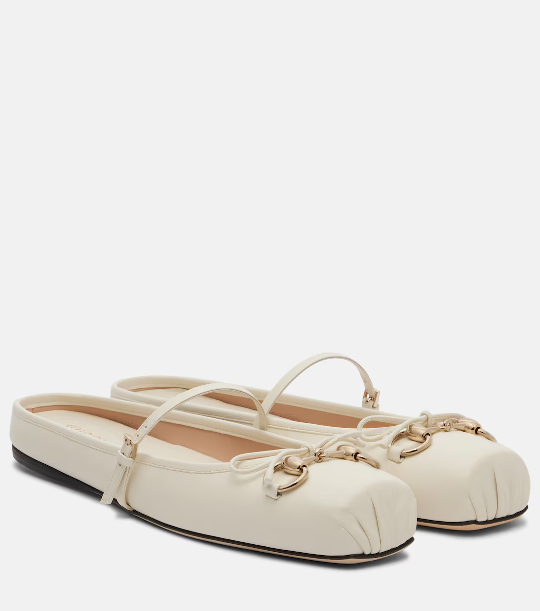 Gucci Horsebit leather ballet flats | Mytheresa (US/CA)