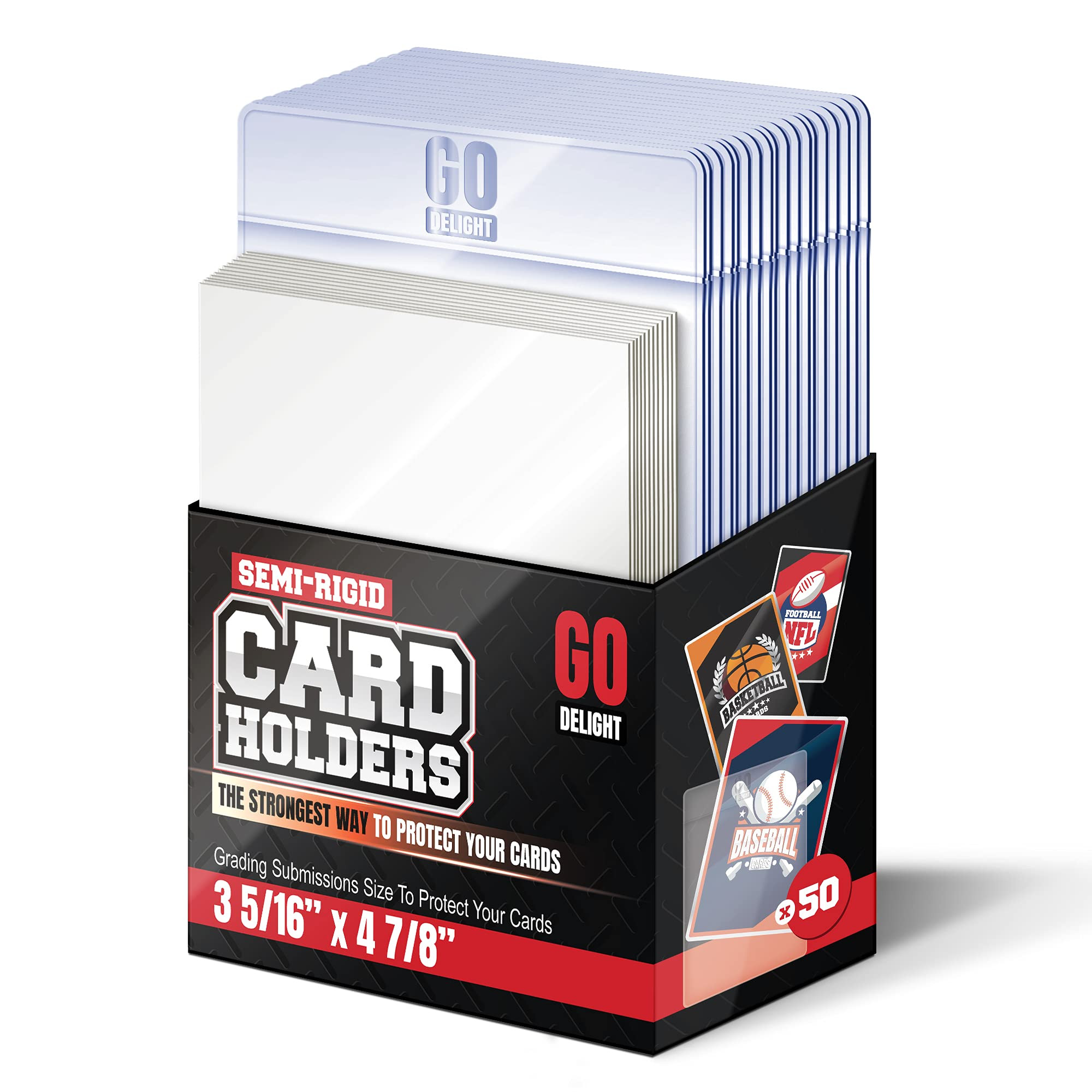50-Pack Semi Rigid + 50-Pack Soft Sleeves | Amazon (US)