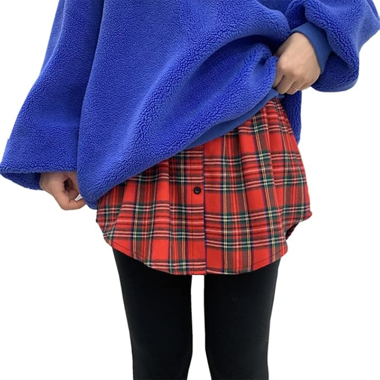 NonaTawka Lace Shirt Extender for Women Fake Top Lower Sweep Half Length Skirt Adjustable Extende... | Amazon (US)