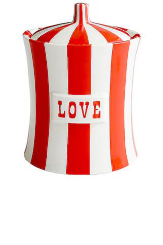 Jonathan Adler Vice Love Canister in Red & White from Revolve.com | Revolve Clothing (Global)