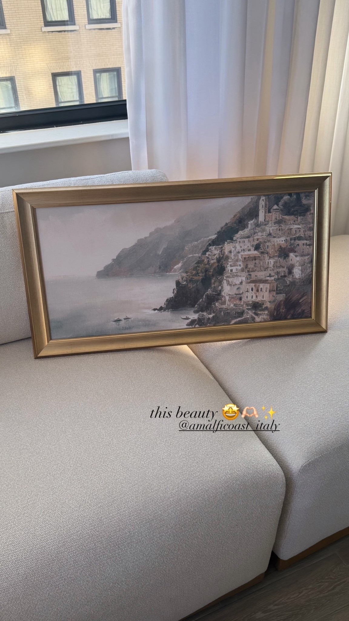 new wall art 🤩 #amalficoast #tjmaxxfinds 

#LTKHome #LTKFindsUnder50 #LTKSaleAlert
