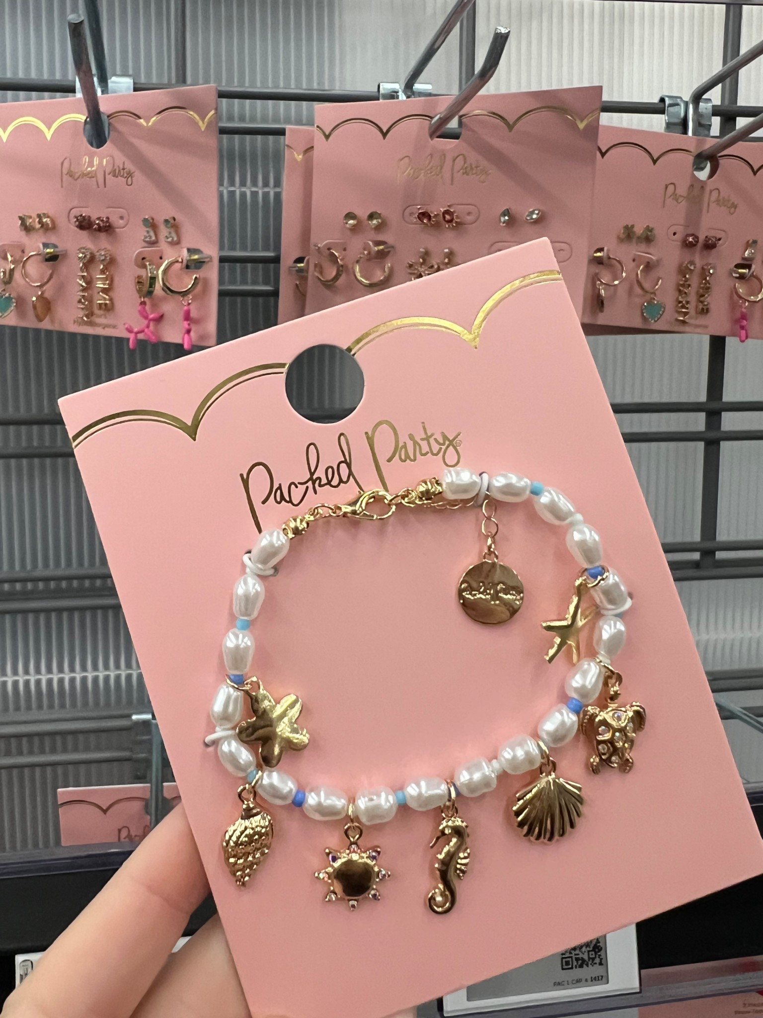 Packed Party charm bracelets and jewelry, Walmart exclusive // seashell charm bracelets // Pearl charm bracelet  

#LTKSeasonal #LTKStyleTip #LTKGiftGuide