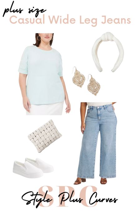 Casual outfit of the day featured in my newsletter this week! It has been one of my go to casual looks lately!

#LTKplussize #LTKfindsunder50