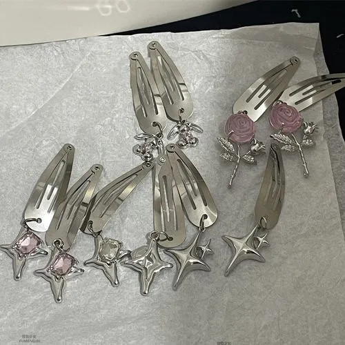 Rizzor - Pendant Alloy Hair Clip (Various Designs) | YesStyle | YesStyle Global