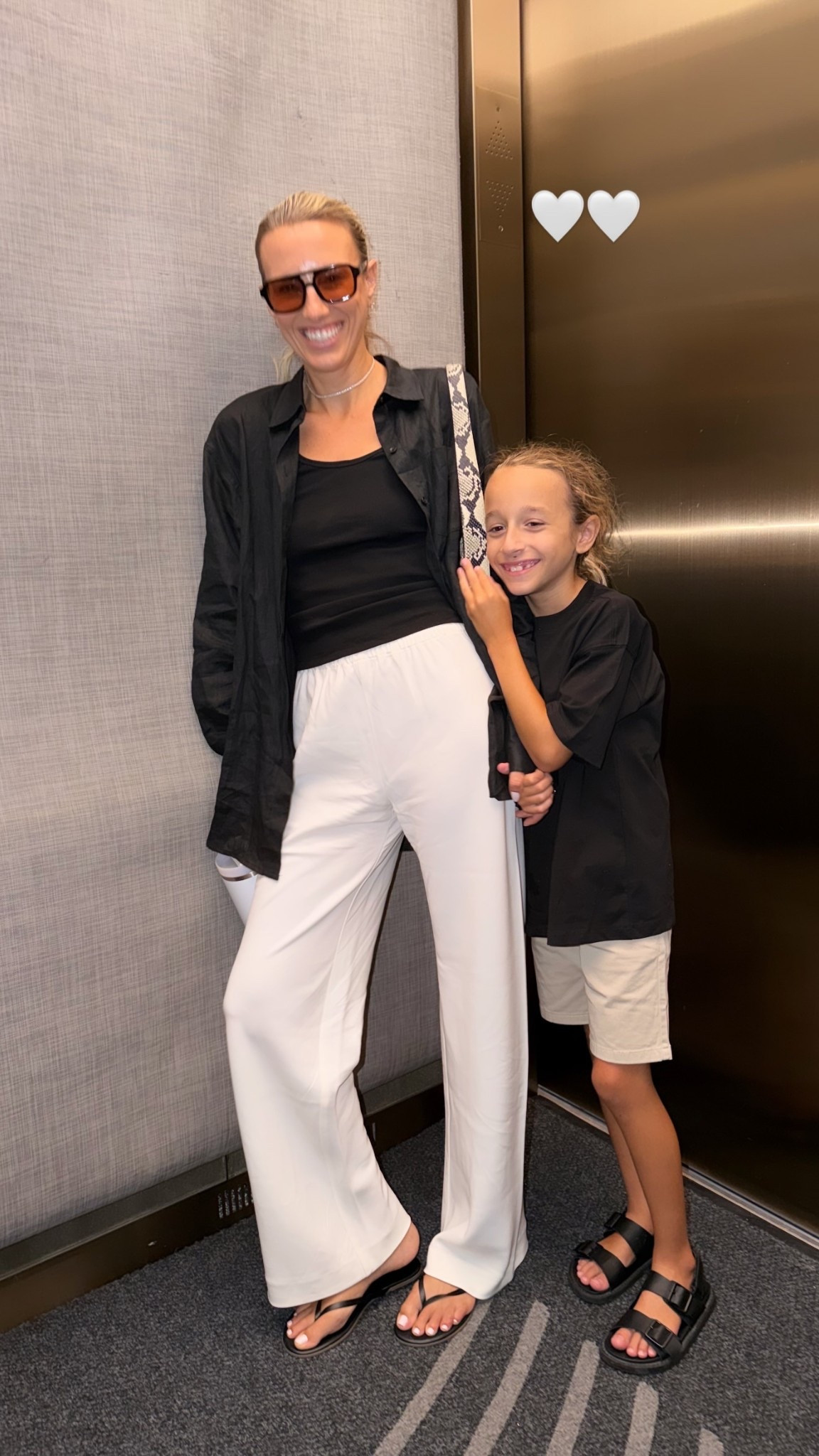 Black and tan is always a vibe. 

Outfits, ootd, summer outfits

#LTKmomlife #LTKootd #LTKKids