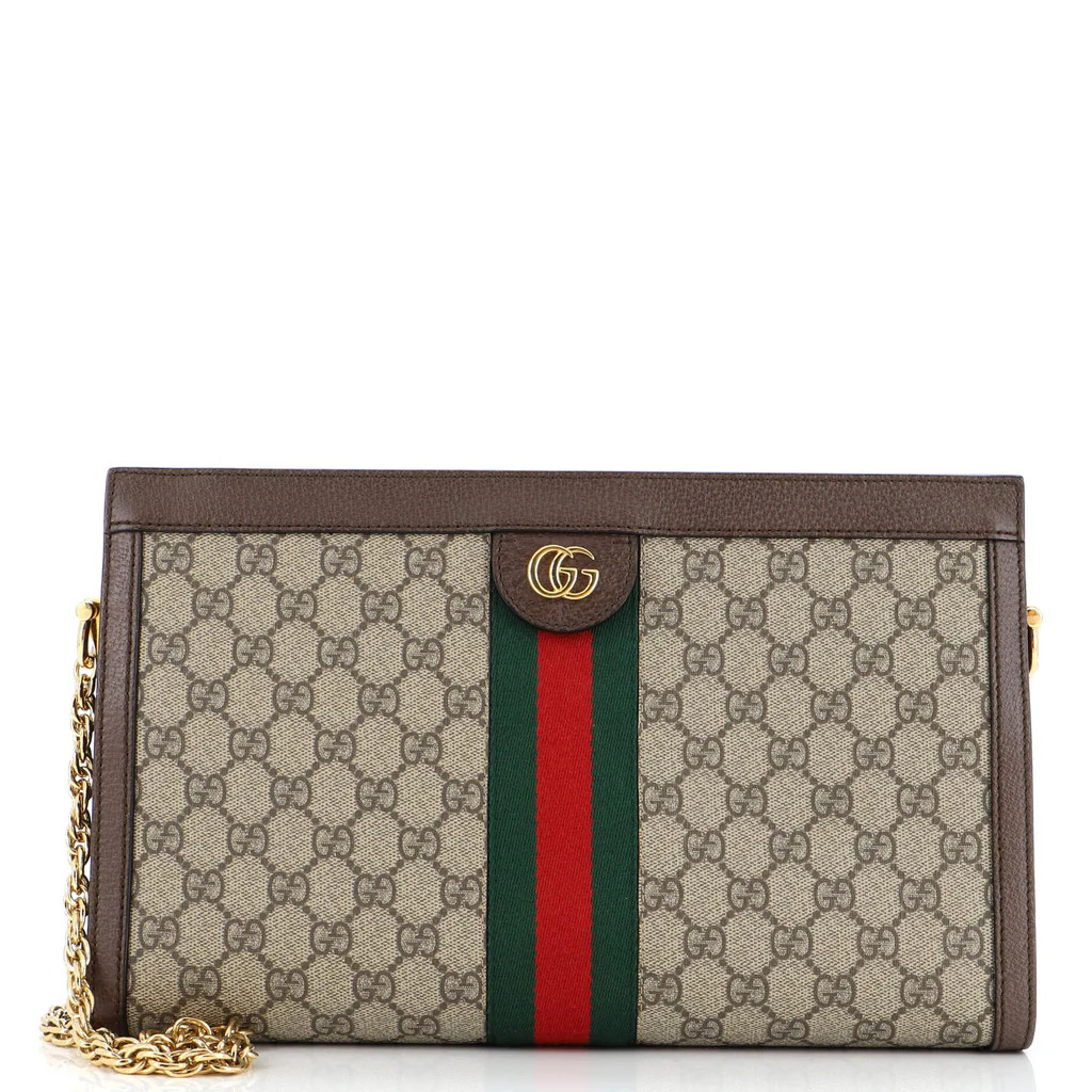 Ophidia Chain Shoulder Bag GG Coated Canvas Medium | Rebag