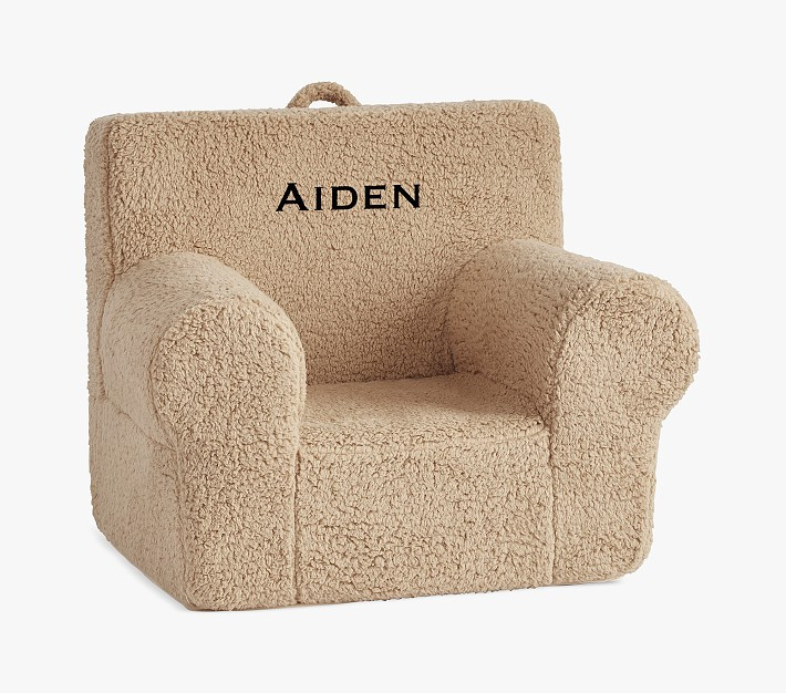 Kids Anywhere Chair®, Cozy Oatmeal Sherpa Slipcover Only | Pottery Barn Kids