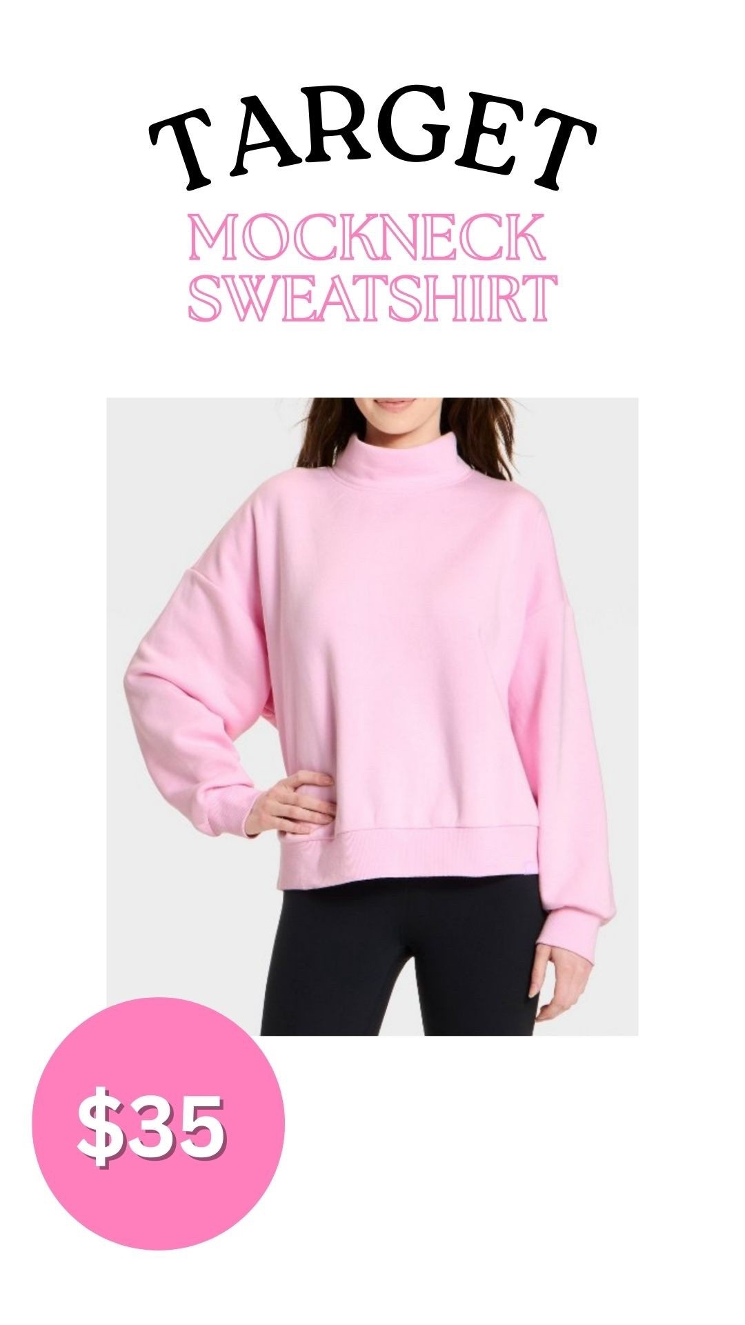 Target mock neck sweatshirt 

#LTKootd #LTKgrwm #LTKU