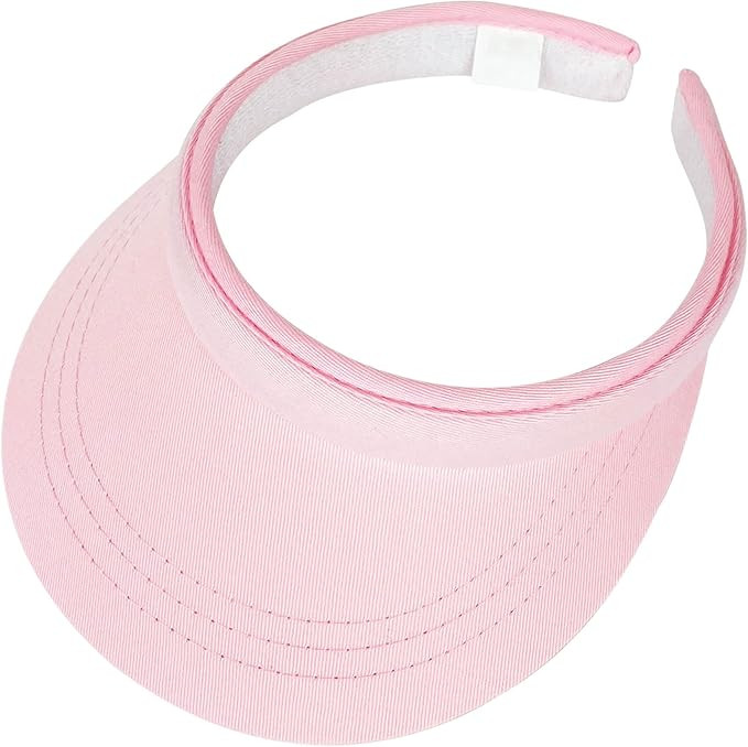 Sun Visor Hats Women Wide Brim Adjustable Clip On Visors Beach Men Hat | Amazon (US)