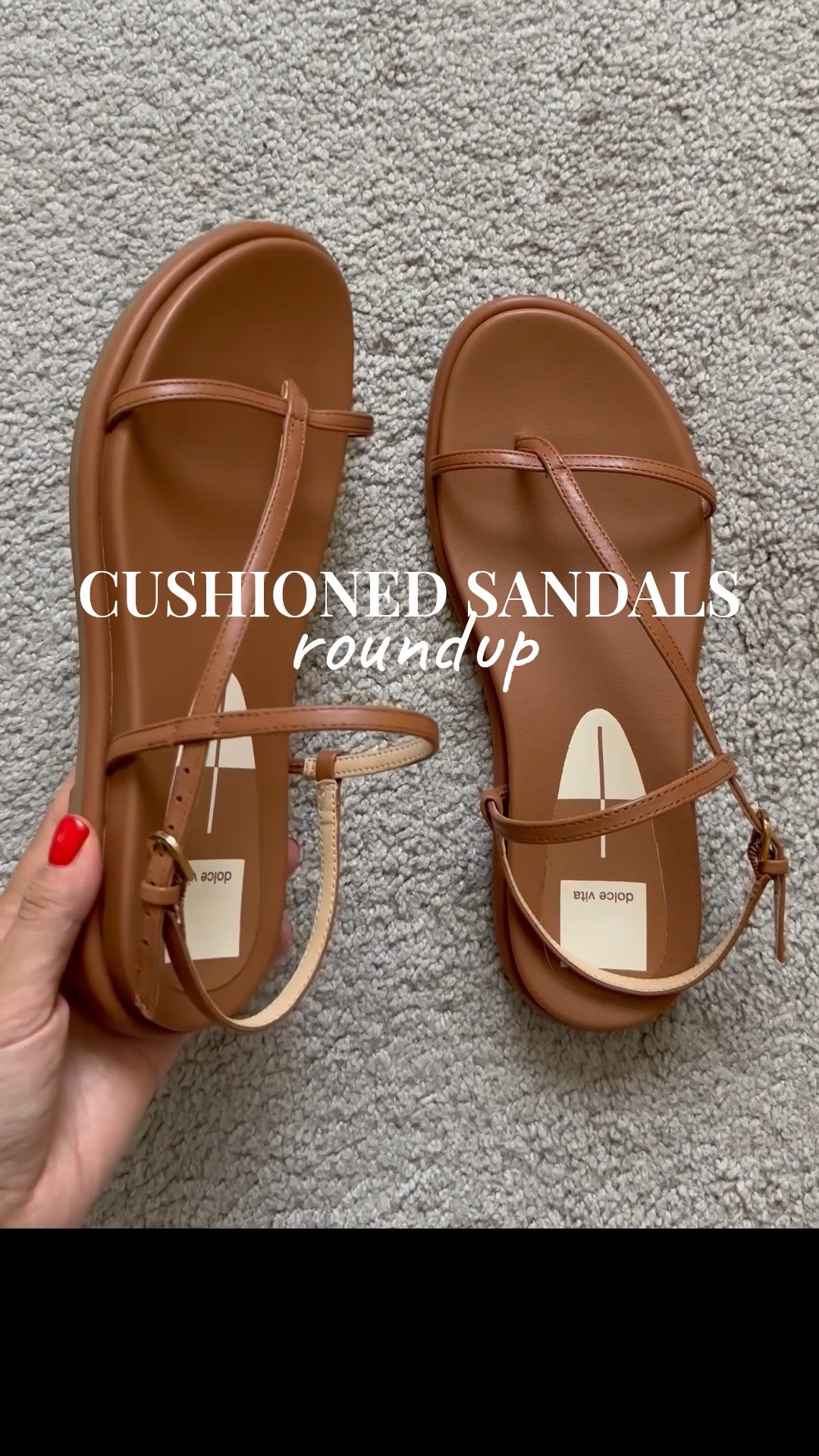 Cushioned/well padded sandals for summer/travel