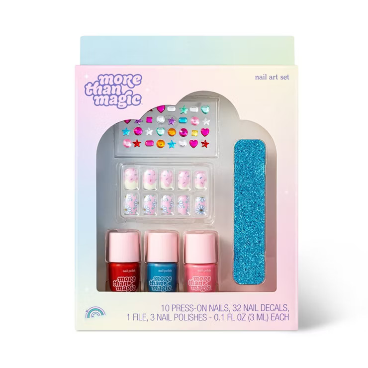 DIY Nail Set - 46pc - 0.3 fl oz - More Than Magic™ | Target