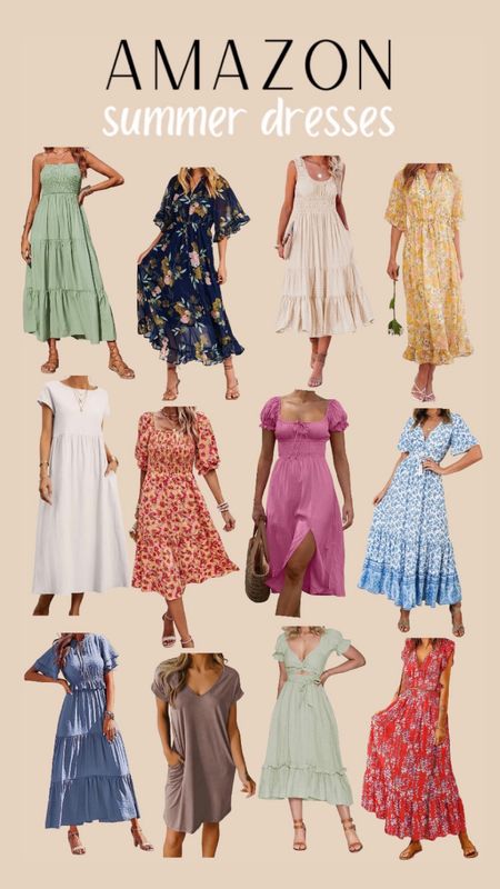 Amazon summer dresses 

#LTKStyleTip #LTKFindsUnder50 #LTKSaleAlert