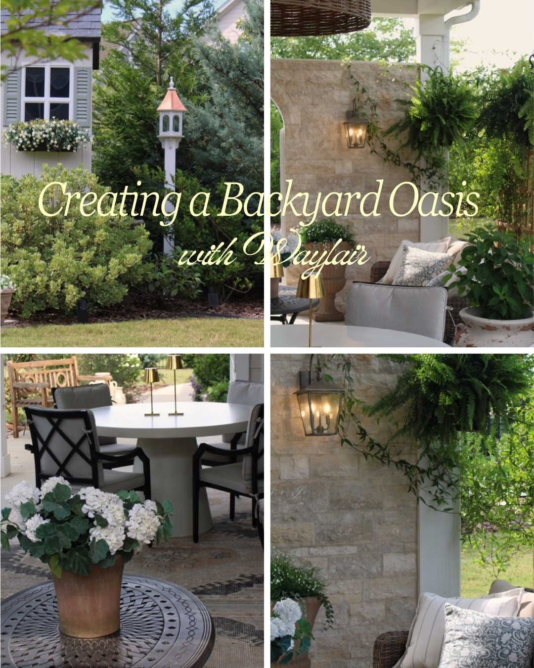 #AD How to create your own backyard oasis, on a budget! Linked my favorite pieces from @Wayfair 
#wayfairpartner
#wayfair

#LTKHome