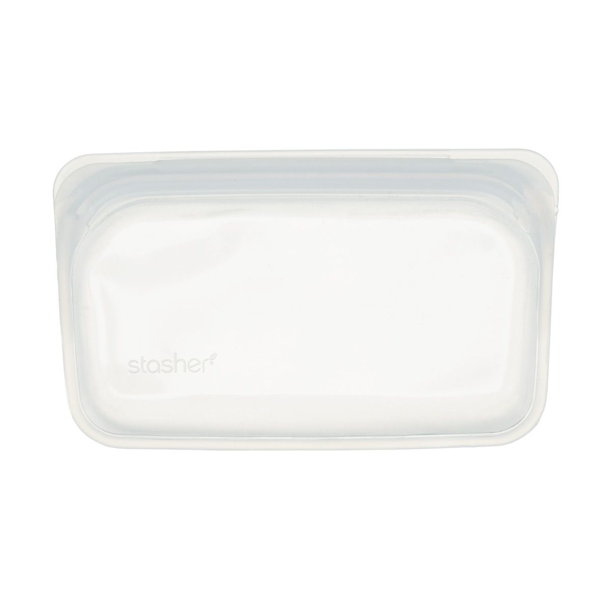 stasher Silicone Reusable Snack Bag Clear | The Container Store