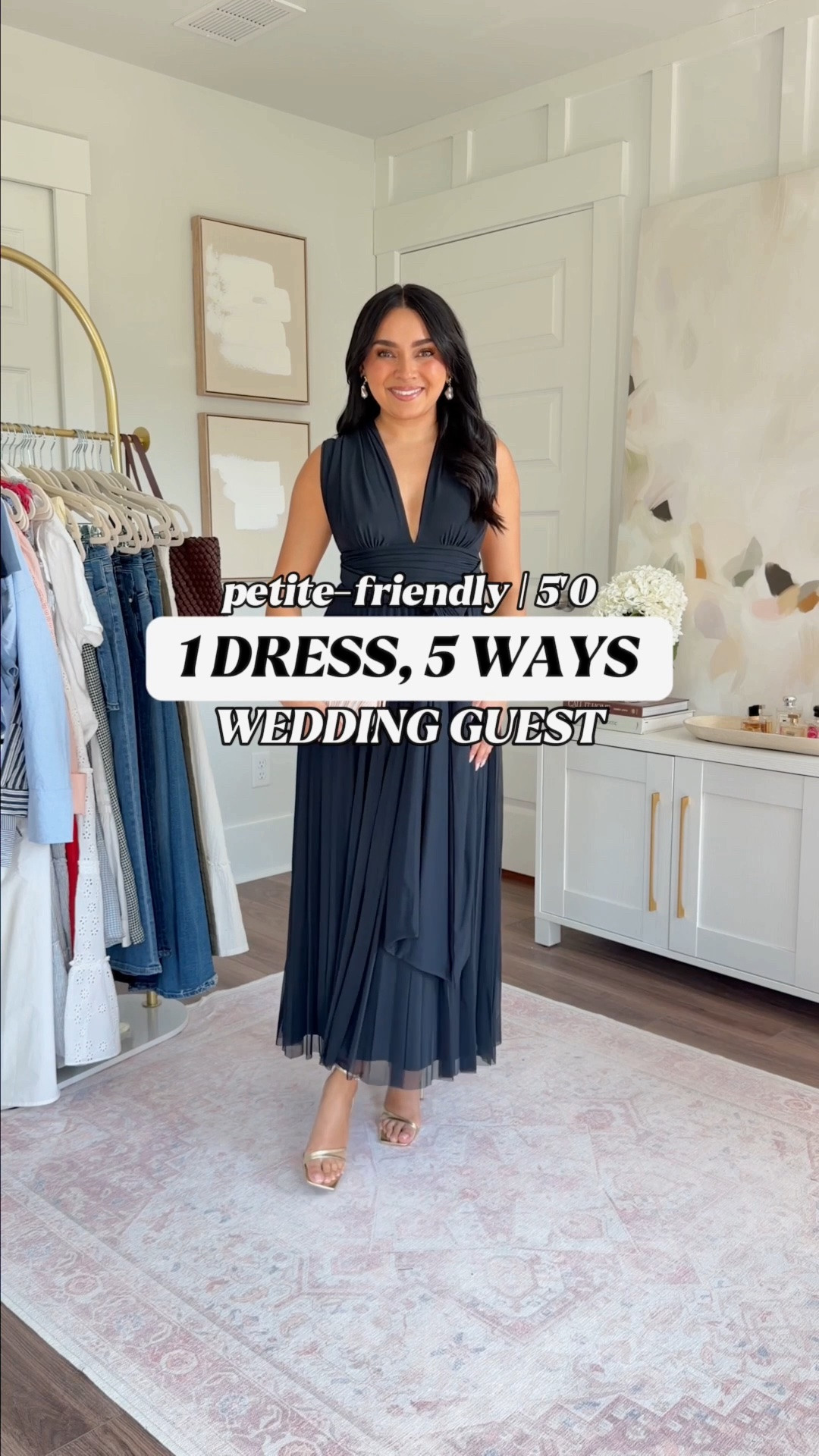 1 black dress - 5 ways to style!
Dress size xs petite TTS
Heels size 5 TTS 

Wedding guest
Special occasion 
Petite dress 
Formal

#LTKPetite #LTKgrwm #LTKWedding