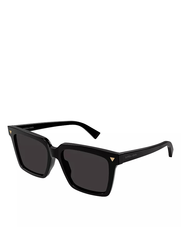Bottega Veneta Triangle Stud Square Sunglasses, 55mm Jewelry & Accessories - Bloomingdale's | Bloomingdale's (US)