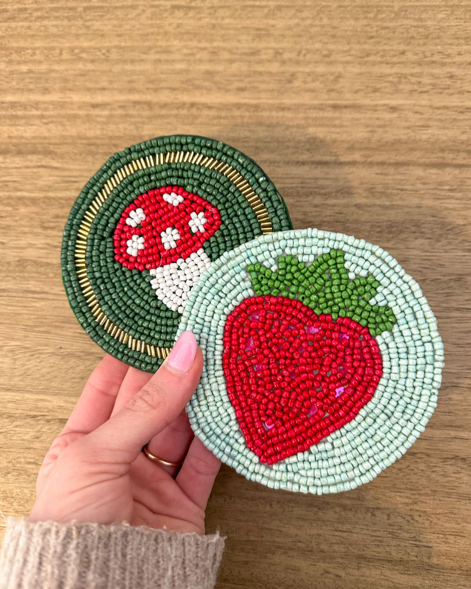 cutie coasters from Hobby Lobby! only $4

couldn’t link exact ones from HL but linked some cute similar ones! 

home - kitchen - coasters

#LTKsalealert #LTKhome #LTKfindsunder50
