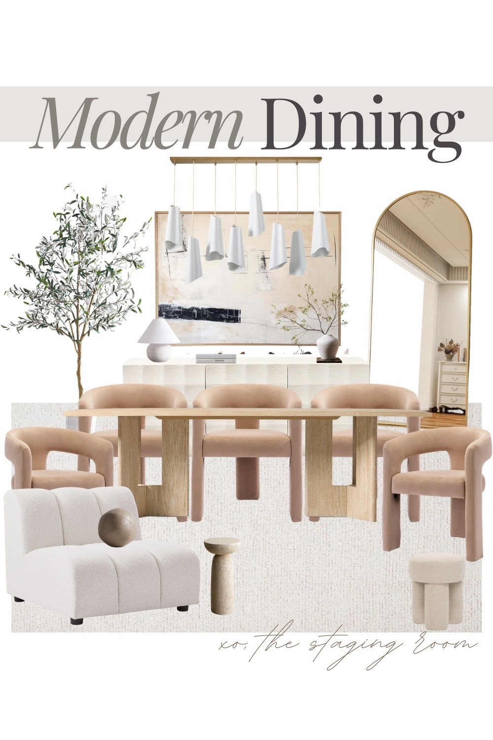 Modern dining room with warm tones and curved seating 🤍

modern dining room, neutral dining room, dining room ideas, dining room decor, organic modern dining room, contemporary dining room, dining table, wood dining table, curved dining chairs, upholstered dining chairs, modern chandelier, statement lighting, sideboard, dining room storage, accent chair, neutral home decor, warm neutral decor, minimalist home, interior design, home decor



#LTKcanada #LTKsale #LTKhome