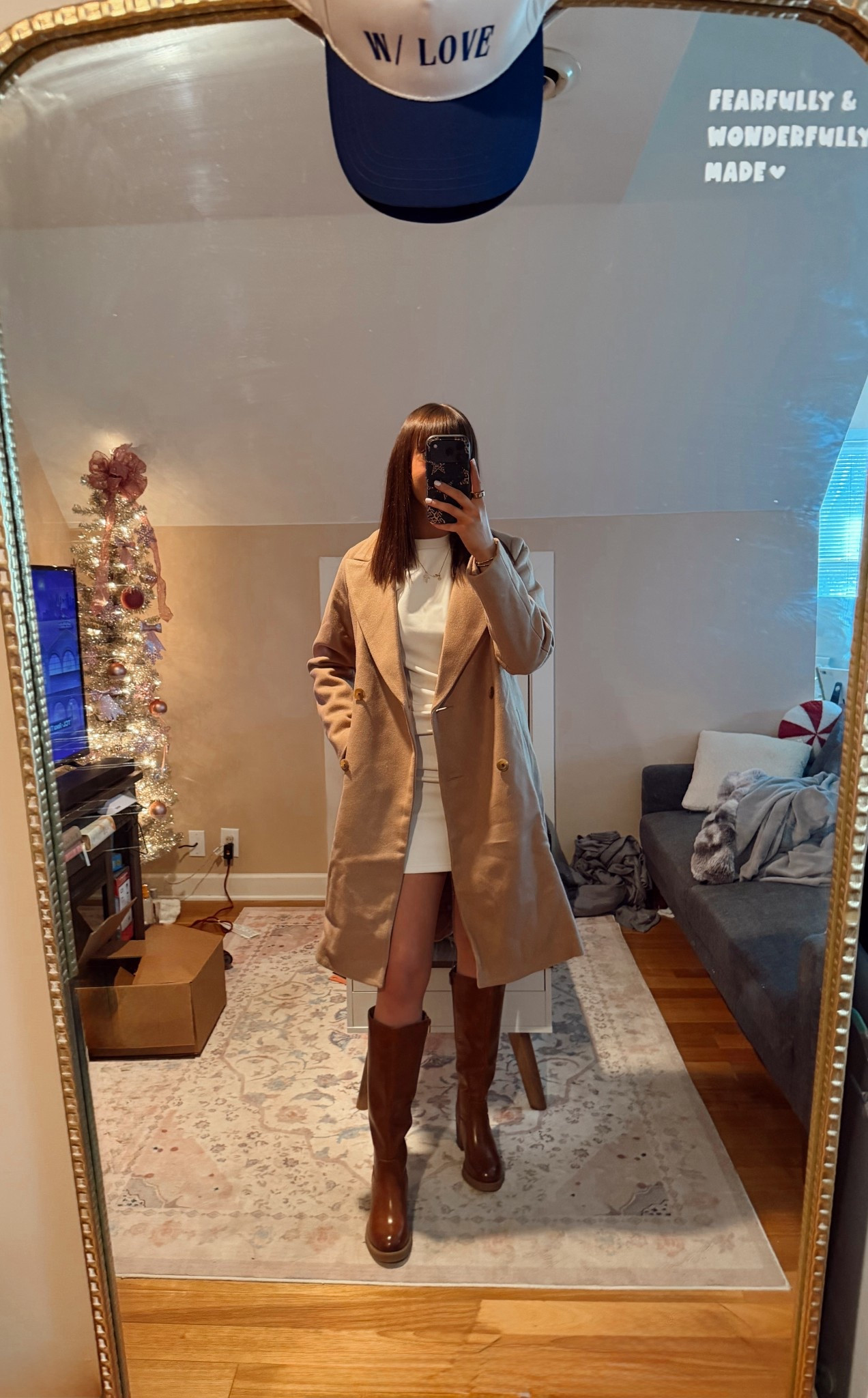 Dress: s
Coat: xs


#LTKHoliday #LTKgrwm #LTKootd