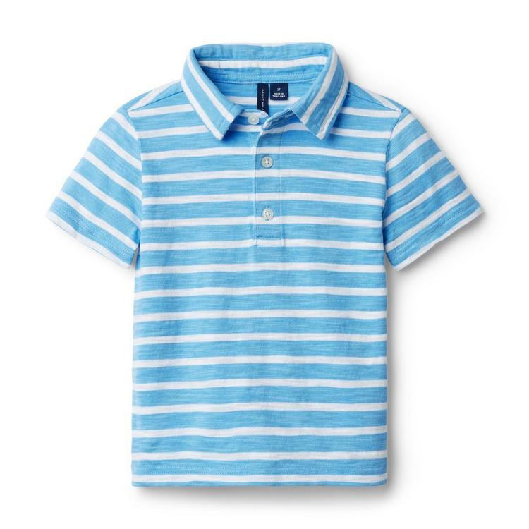 Striped Slub Polo | Janie and Jack