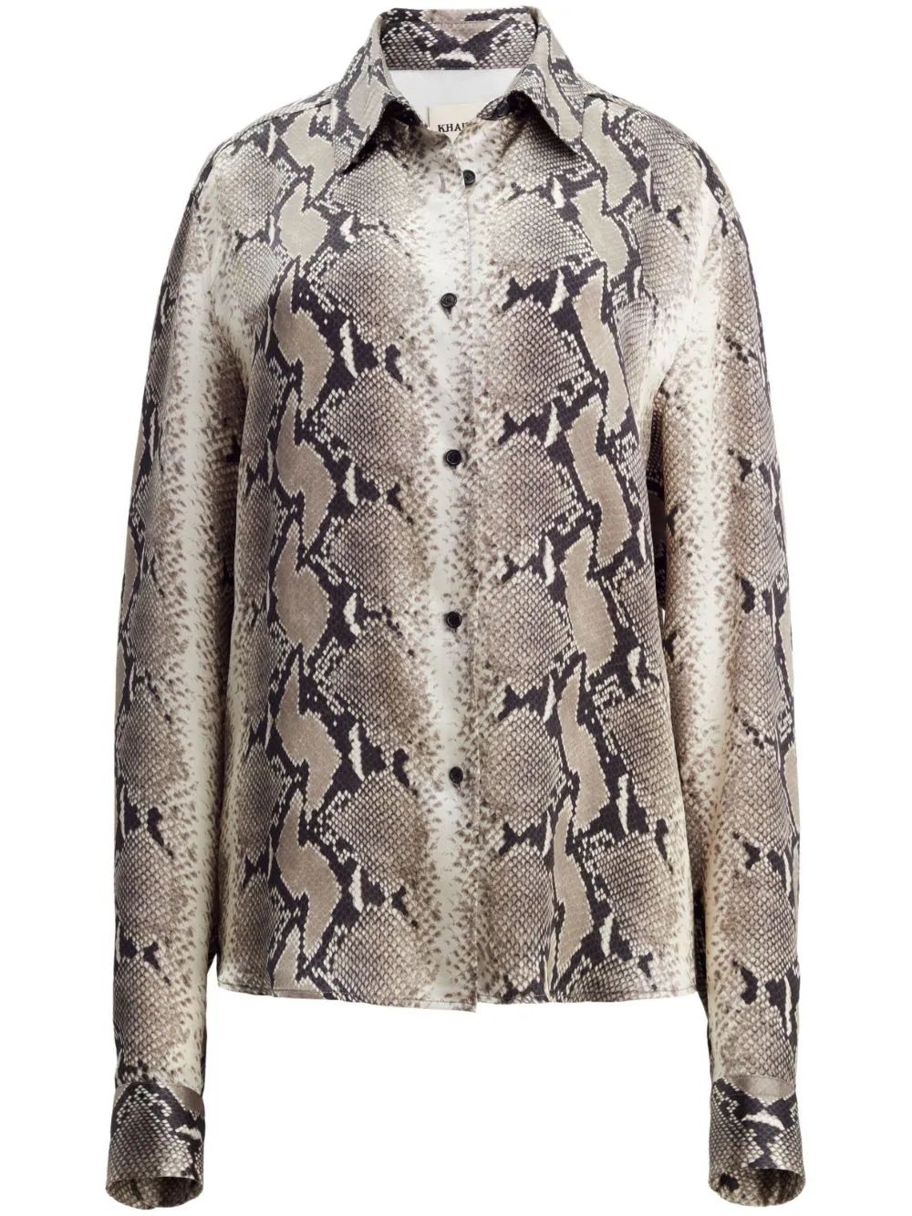 Argo snake-print shirt | Farfetch Global