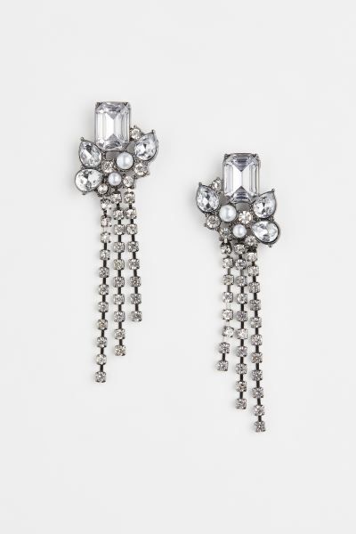 Rhinestone earrings | H&M (UK, MY, IN, SG, PH, TW, HK)