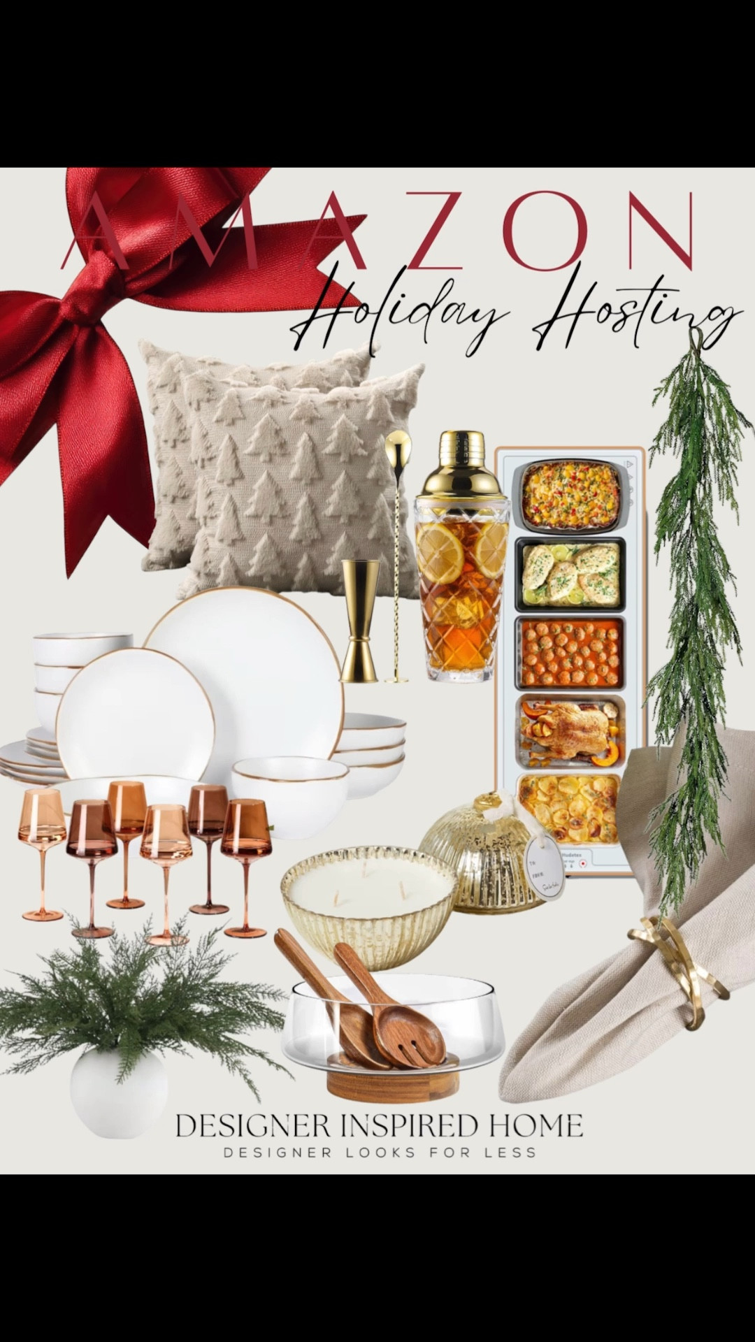 Amazon holiday hosting finds! 

#LTKHoliday #LTKHome #LTKSeasonal