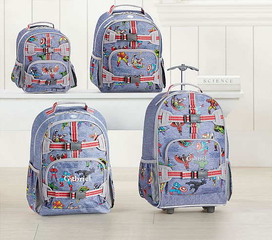 Mackenzie Marvel Glow-in-the-Dark Avengers Backpacks | Pottery Barn Kids