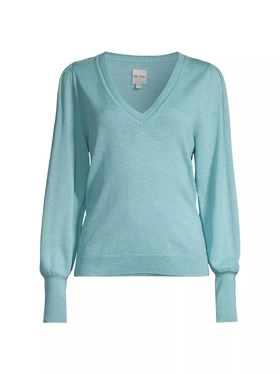 Slub V-Neck Sweater | Saks Fifth Avenue