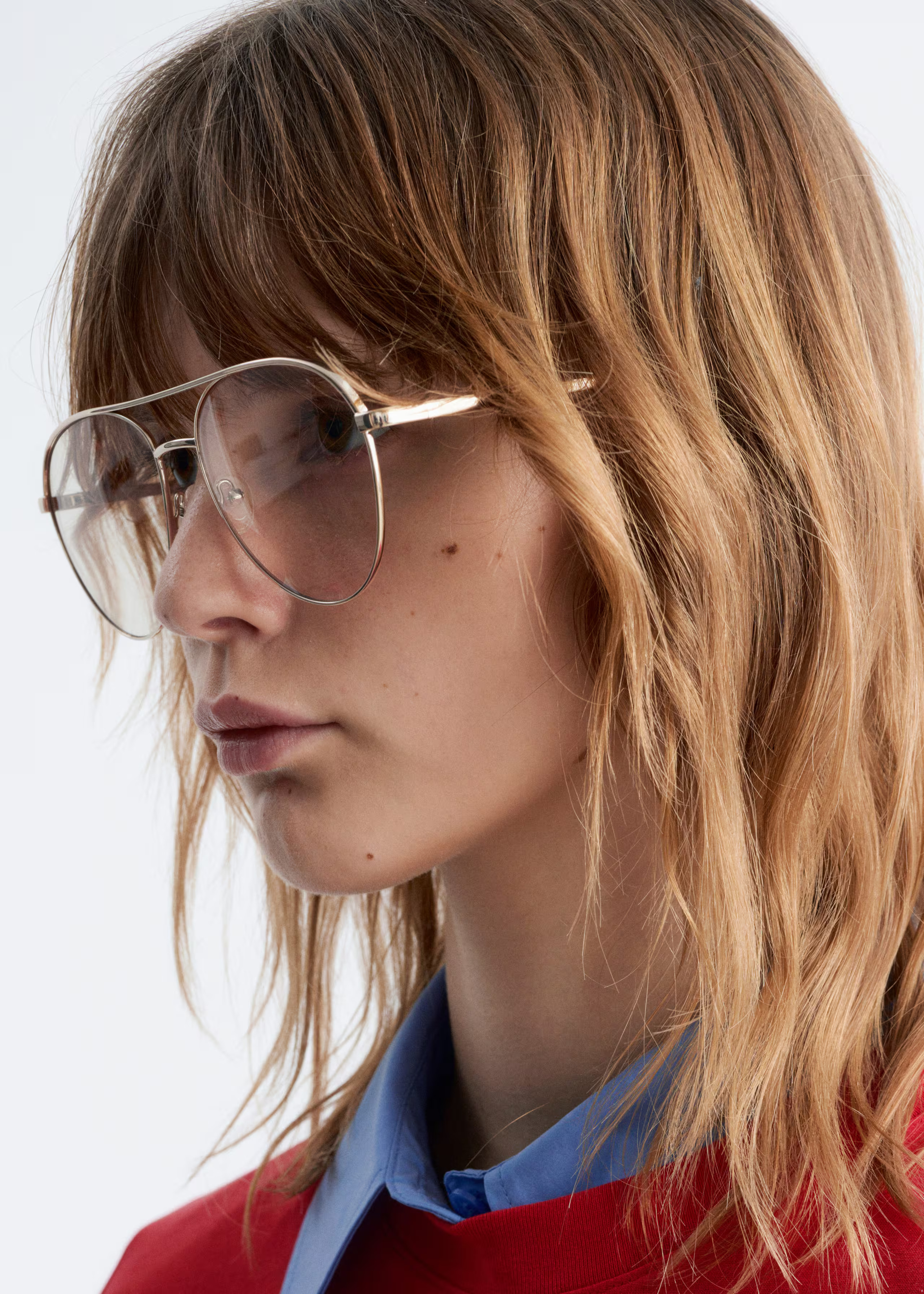 Sonnenbrille mit schmalem Pilotenrahmen | & Other Stories EU